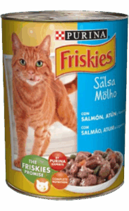Friskies gato salmao/atum lata 400gr