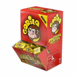 Gorila pastilha elast.c/tatto sabor tutti frutti cx100