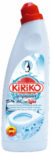Kiriko limpador banho wc clorado 750ml