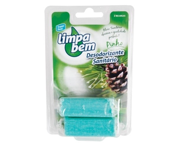 Limpabem Bloco Sanitario Pinho Recarga 2X40 Gr