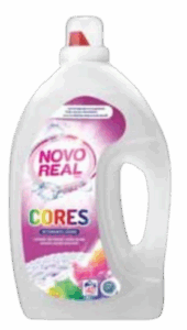Novo real amaciador det.liquido cores 3lt