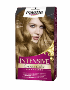 Palette tinta cabelo louro dourado nº7.5