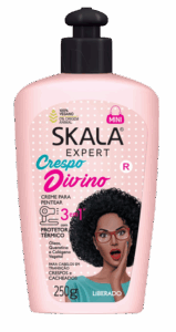 Skala creme pentear crespo divino 3 em 1 250gr