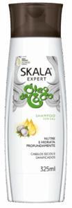 Skala Shampoo Oleo Coco P/Cab.estragdos 325Ml